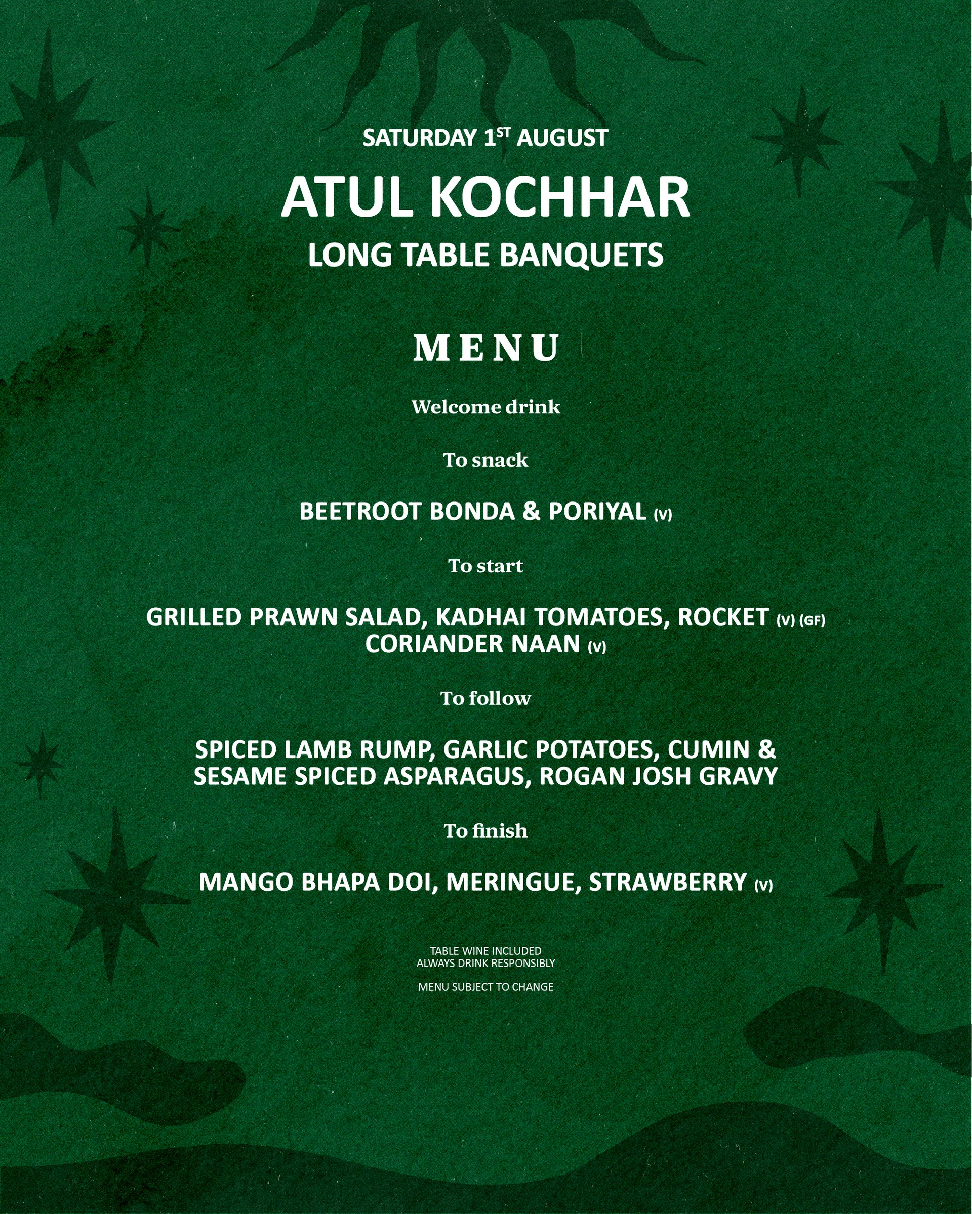 Long Table Banquets - Menu Socials_Saturday 4x5 (Atul Kochhar)