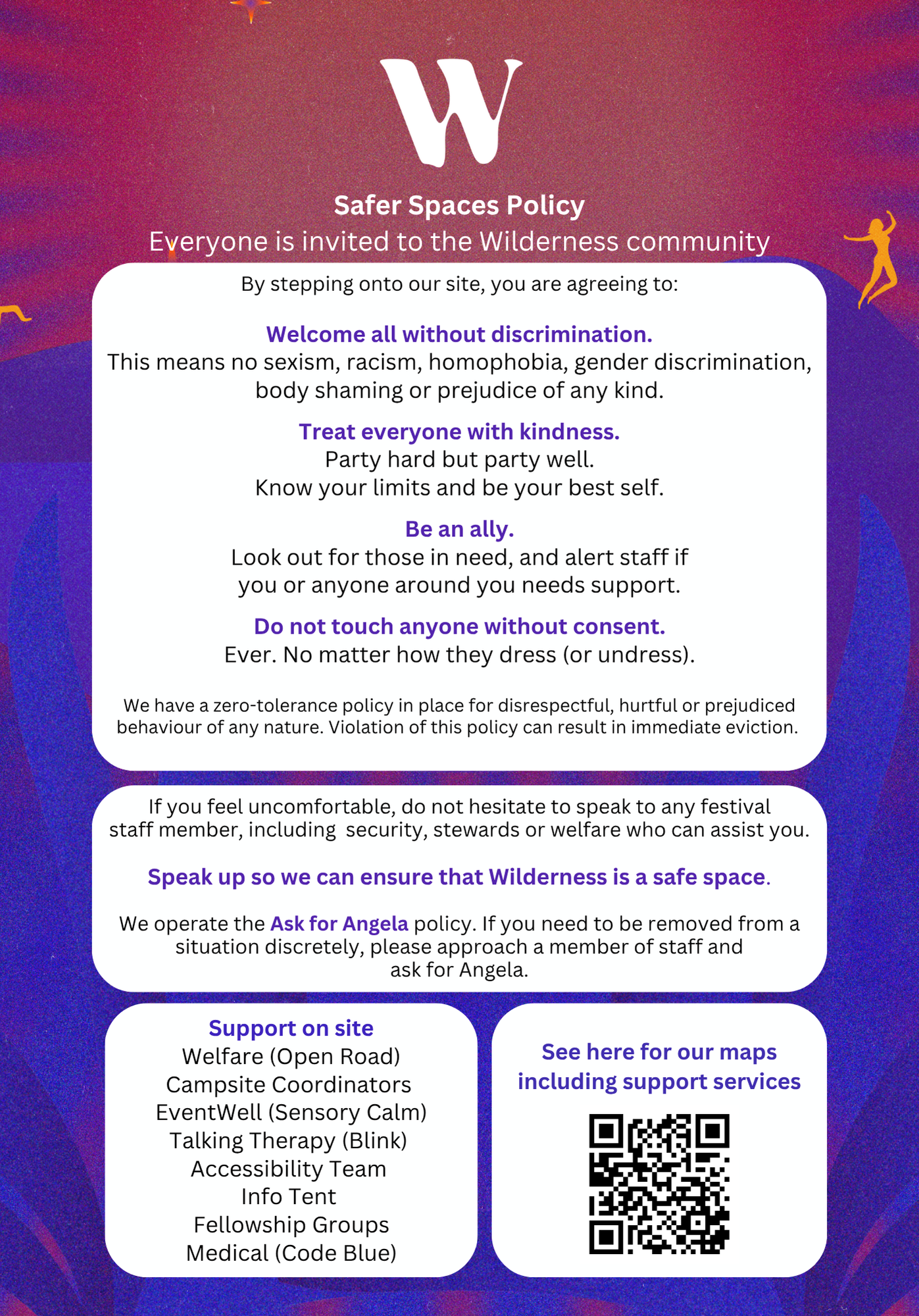Safer Spaces policy