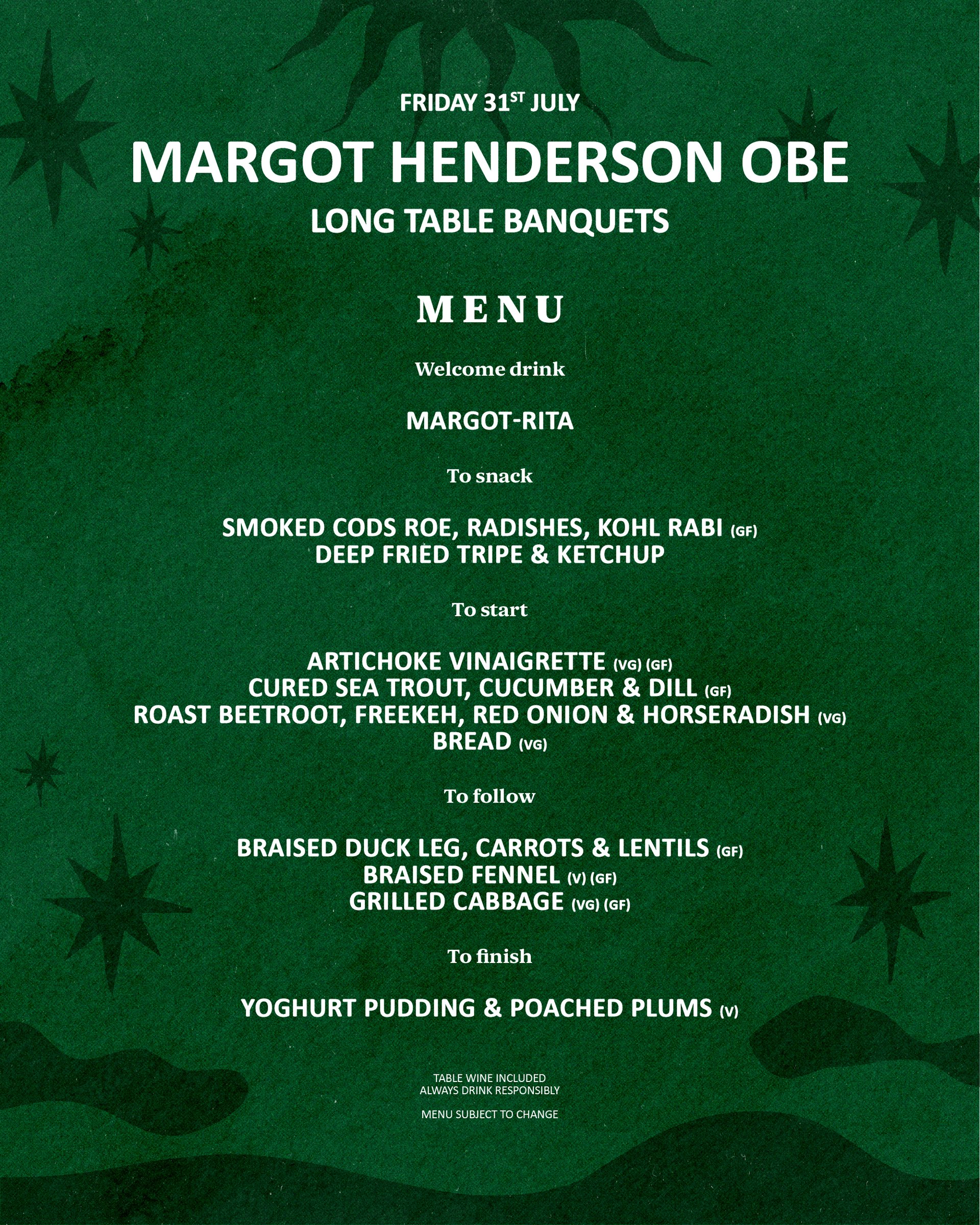 Long Table Banquets - Menu Socials_Friday 4x5 (Margot Henderson OBE)