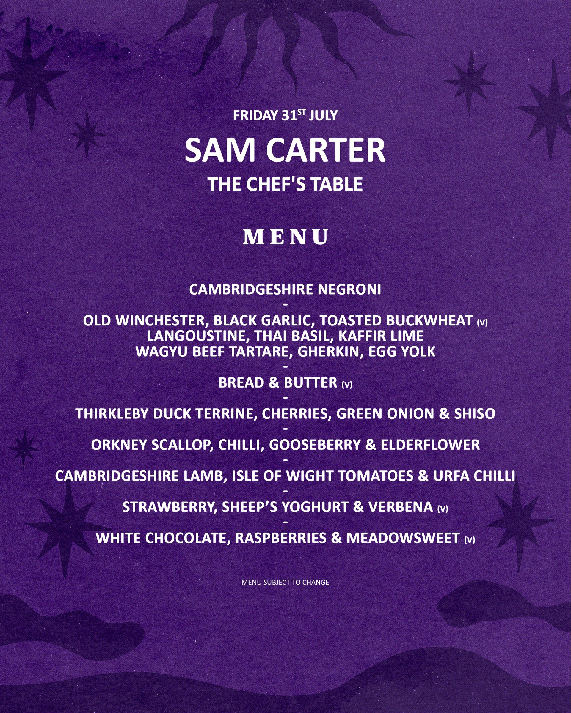 The Chef's Table - Menu Socials_Friday Back 4x5 (Sam Carter)
